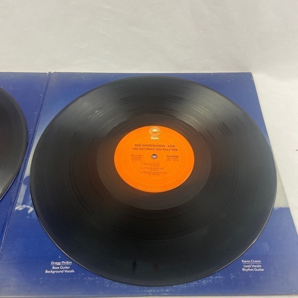 REO Speedwagon LP LIVE You Get What You Play For - Picture 3 of 11